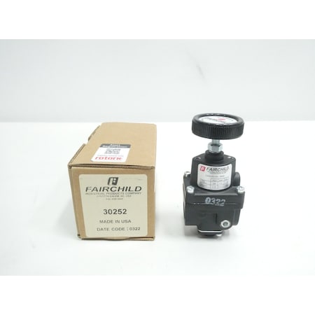 Fairchild FAIRCHILD 30252 1/4IN 250PSI 2-100PSI NPT PNEUMATIC REGULATOR 30252